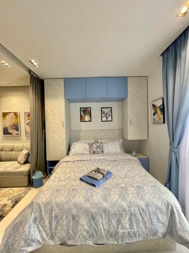 Ένα ή περισσότερα κρεβάτια σε δωμάτιο στο Luxury Studio House 589-6