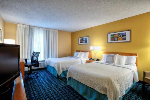 Postel nebo postele na pokoji v ubytování Fairfield Inn and Suites by Marriott McAllen