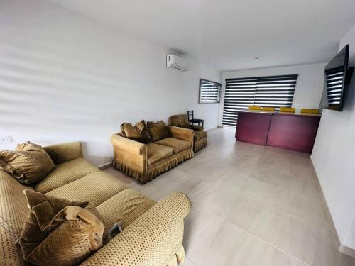 Χώρος καθιστικού στο Sexy Casa 12 Alberca Templada Playa