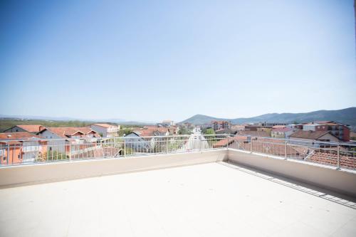a balcony with a view of a city at Hotel Martin in Međugorje