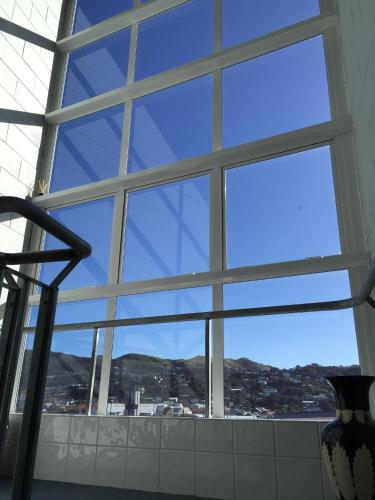 a window with a view of a city at Best Western Wellington in Wellington