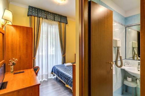 Koupelna v ubytování Baltik Guesthouse
