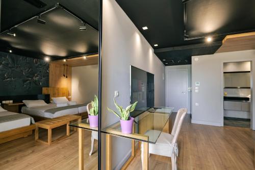 Porto Eda Hotelにあるベッド