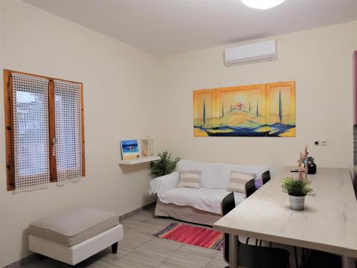Гостиная зона в Alba Traditional Countryhouse New Anchialos village