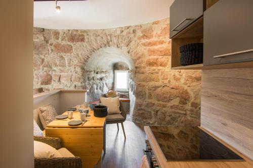Χώρος καθιστικού στο Muehlbastei-Bautzen-WellnessSuite