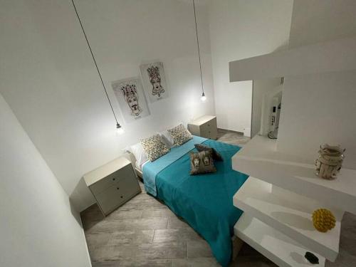 Giường trong phòng chung tại Sea sicily home