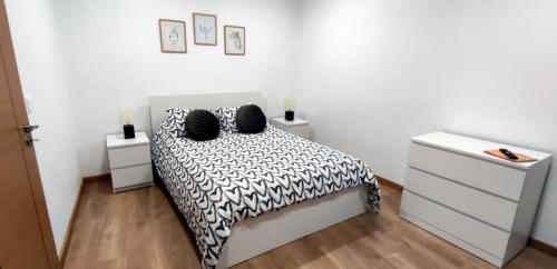 Postel nebo postele na pokoji v ubytování Cantinho da Bia - Alojamento Local