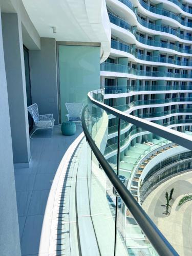 Balkón nebo terasa v ubytování Del Mar Beachfront Boutique Residence