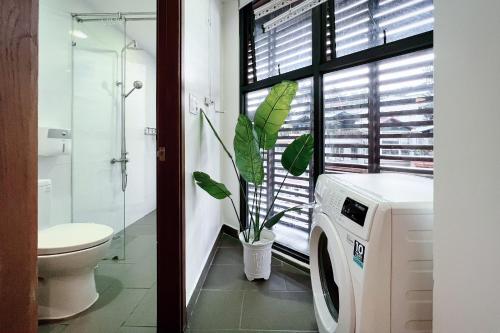 Koupelna v ubytování Cozy 1 Bedroom Apt in Dalat Center Residence - The 2nd Home