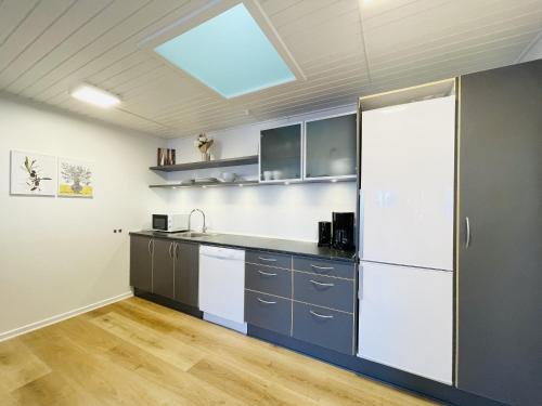 Kuchyň nebo kuchyňský kout v ubytování aday - Charming apartment in the pedestrian street of Frederikshavn