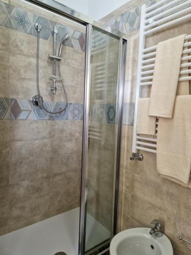 Koupelna v ubytování Castelbarco House A