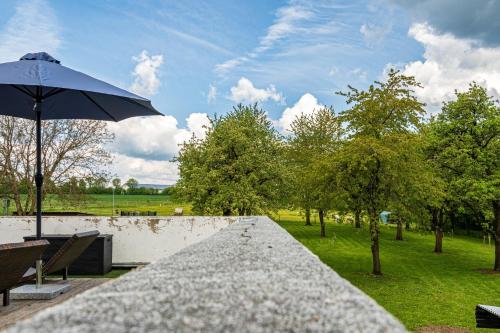 Κήπος έξω από το Eifel-Apartments Orsfeld
