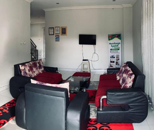 Posezení v ubytování Mandi Angin "Syariah" Homestay