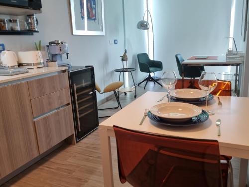 Cucina o angolo cottura di Antofagasta de Ensueño-SOLO ADULTOS