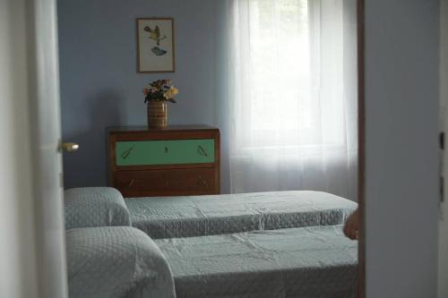 Ένα ή περισσότερα κρεβάτια σε δωμάτιο στο A Casa là l'Aiola, Villa with Jacuzzi and AC