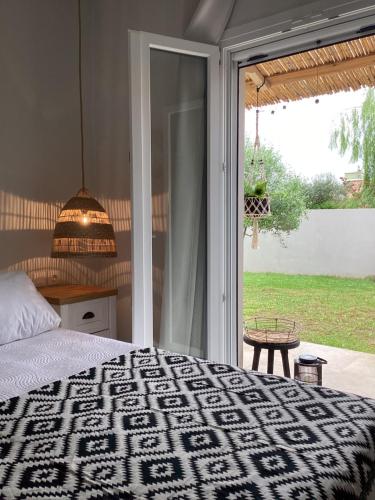 Postel nebo postele na pokoji v ubytování Casita