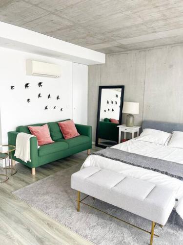 Katil atau katil-katil dalam bilik di * Blanc Studio Aveiro *