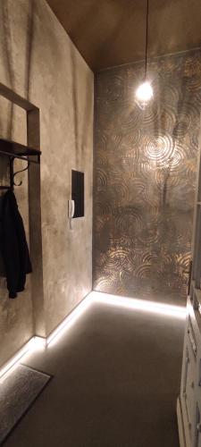 Et badeværelse på Gästewohnung Cottbuser City