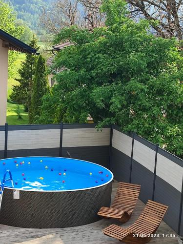 Bazén v ubytování Berg & See Appartements nebo v jeho okolí