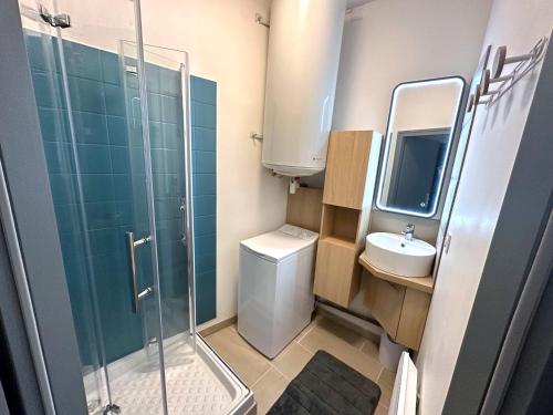 Koupelna v ubytování Appartement le saint Pierre