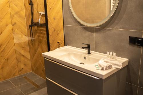 Koupelna v ubytování Apartamenty Lesko 23