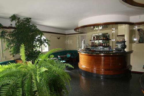 Lounge oder Bar in der Unterkunft Hotel Leopold