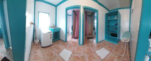 Vannituba majutusasutuses Aitutaki Budget Accommodation