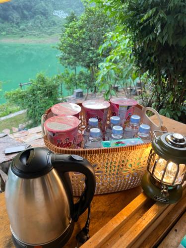 Natuurlandschap vlak bij de luxe tent