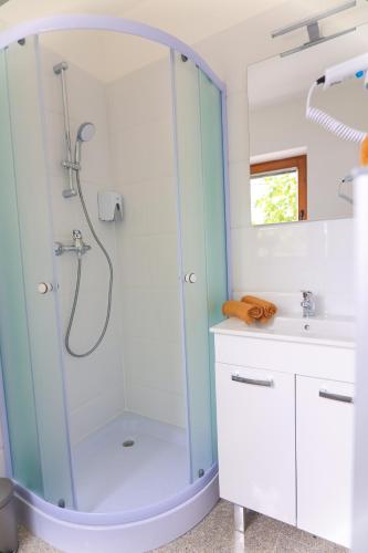 Ένα μπάνιο στο Apartments Katrca Bežigrad
