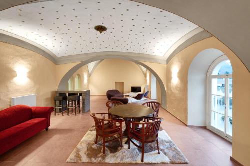 Posezení v ubytování Ferienwohnungen im Kloster