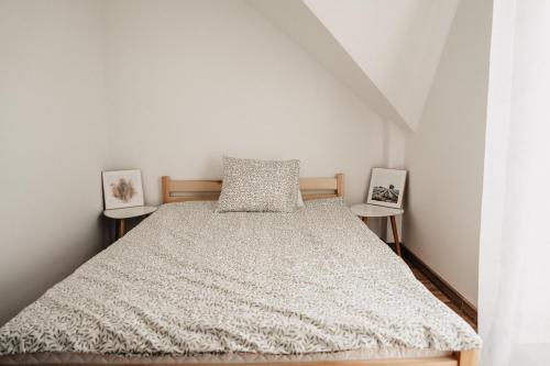 Postel nebo postele na pokoji v ubytování Piaski Morza