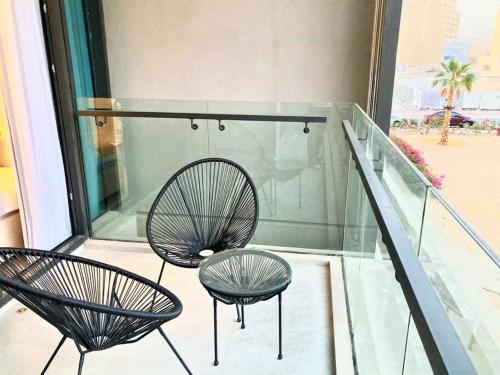 Balkón nebo terasa v ubytování NEW! Ultimate Luxury Samana Signature Living Dubai