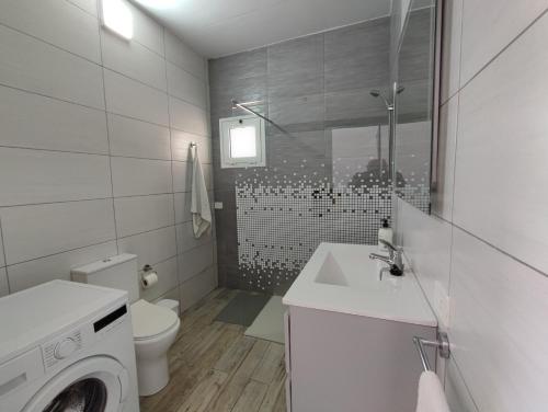 Koupelna v ubytování Casa el campo