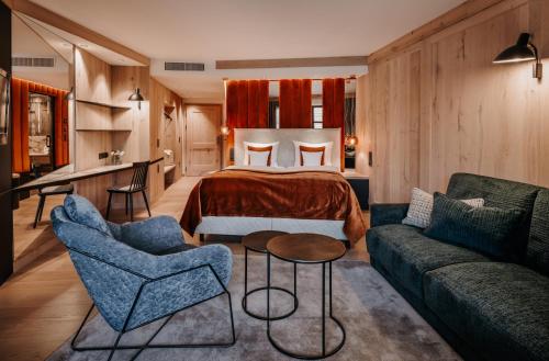 Posezení v ubytování Der Eisvogel - Wellness- & Genusshotel