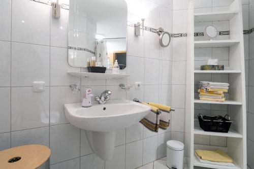 Koupelna v ubytování Ferienwohnung Villa Waldesruh