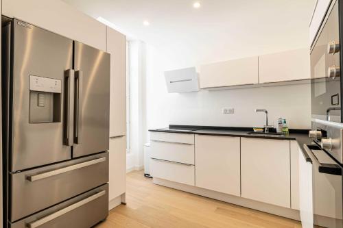 Køkken eller tekøkken på Superb 90m2 apartment in the heart of Cannes