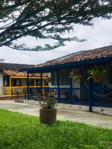 Zahrada ubytování Casa Típica de la Región del Café