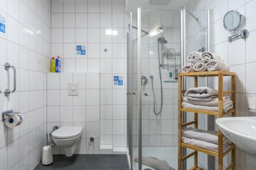 Koupelna v ubytování Fewo Schröder - Luise