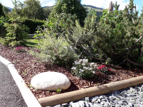Κήπος έξω από το chalet l'Orignal 145m2, 10pers, pied de piste,SPA