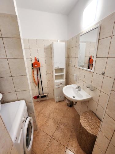 Koupelna v ubytování Guest House Mlada lipa