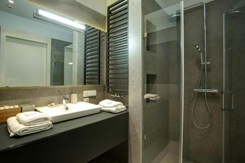 Ванная комната в In The Sky - Apartamenty w Sky Tower
