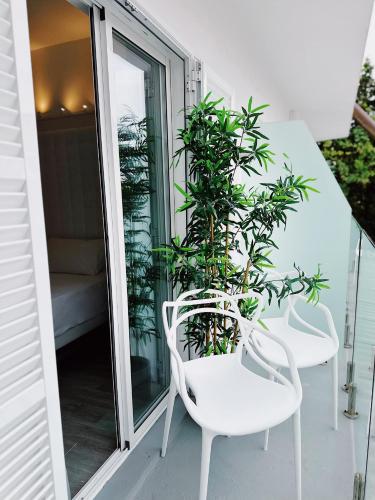 Μπαλκόνι ή βεράντα στο bhc Boutique Hostal Cala Millor