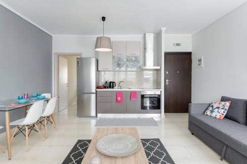 Kuchyň nebo kuchyňský kout v ubytování PENTHOUSE SUITE In the city center
