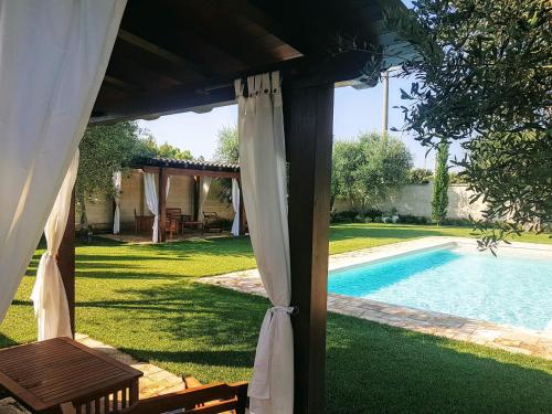 Bazén v ubytování BORGO LUNA b&b nebo v jeho okolí