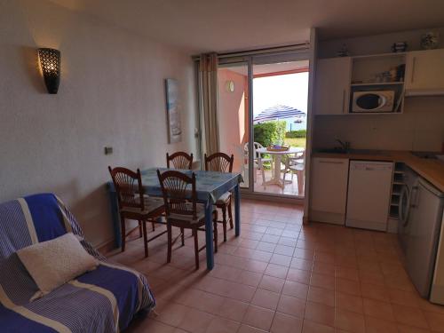 Studio cabine Sète avec terrasse, vue mer et parking - FR-1-472A-284