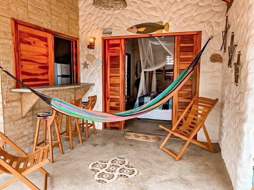 Kawasan patio atau luaran di Flats Macapá Meu Amor