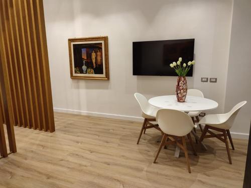 TV a/nebo společenská místnost v ubytování Solimena House 44