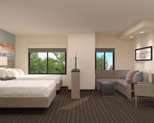 Letto o letti in una camera di Hyatt Place Sacramento International Airport