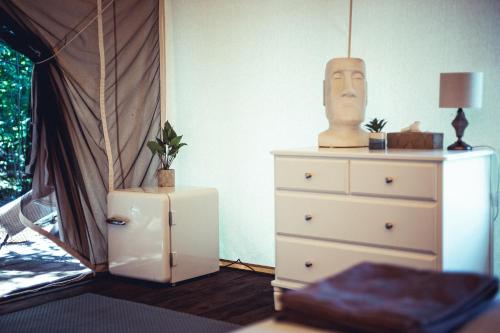 Posezení v ubytování Boho Park Glamping