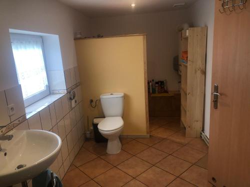 Kúpeľňa v ubytovaní Haus Dajtki